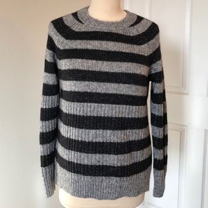 COPY - Banana Republic Gray/Black Stripes Sweater Size XS